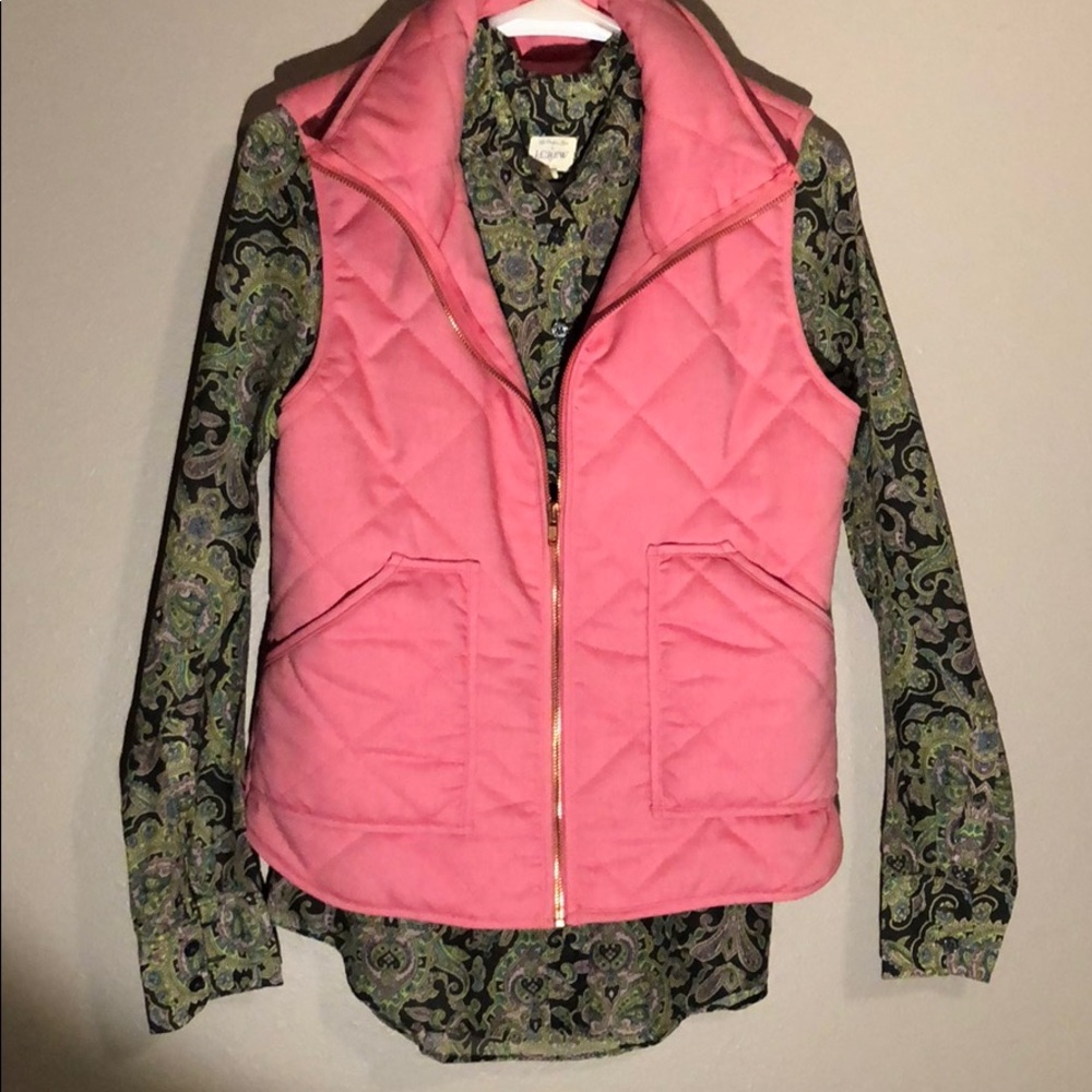 Pink Quilted Vest